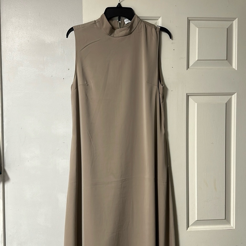 Veiled collection maxi tank dress fully lined.